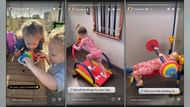 Brittany Mahomes captures kids sharing snow cone in adorable sibling moment (image credit: instagram/brittanylynne)